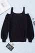 Dew Shoulder Knitted Sweater